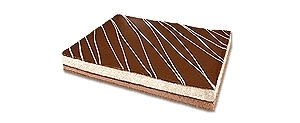 Plancha de tres chocolates